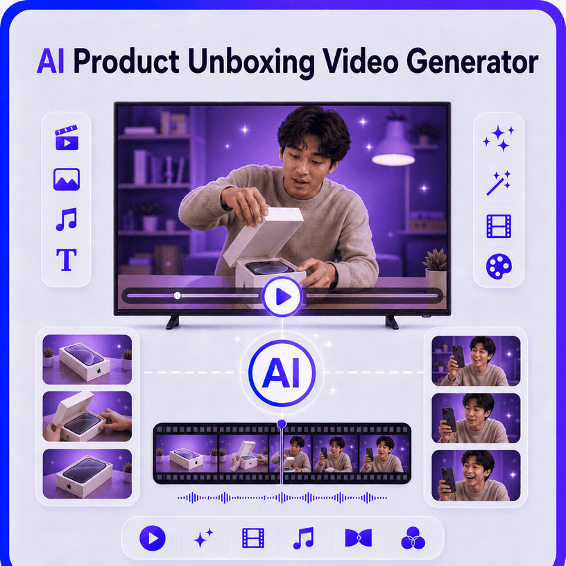AI Product Unboxing Video Generator Online, Create Engaging Unboxing Videos AI Product Unboxing Video Generator Online, Create Engaging Unboxing Videos